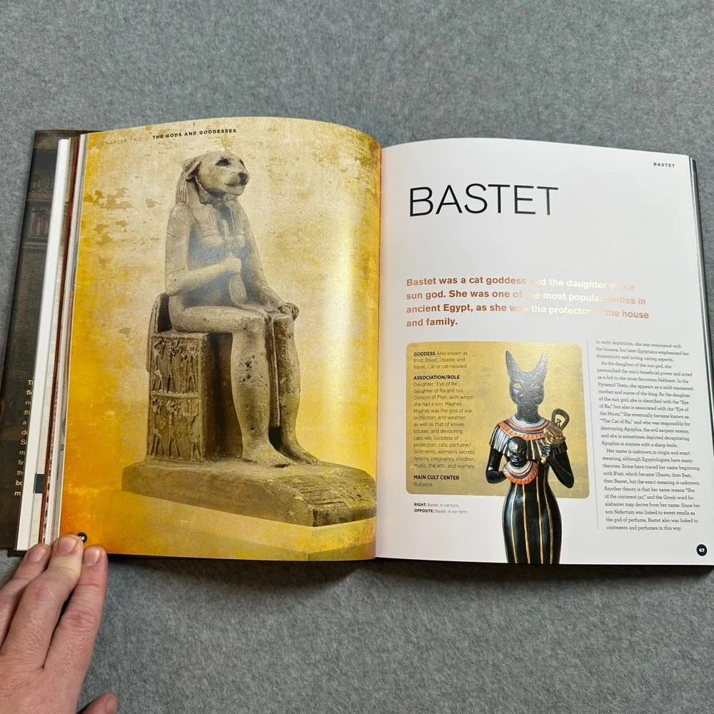 Egyptian Mythology Definitive Guide Ariel Slick 2022 Illustrated Hardcover MRI